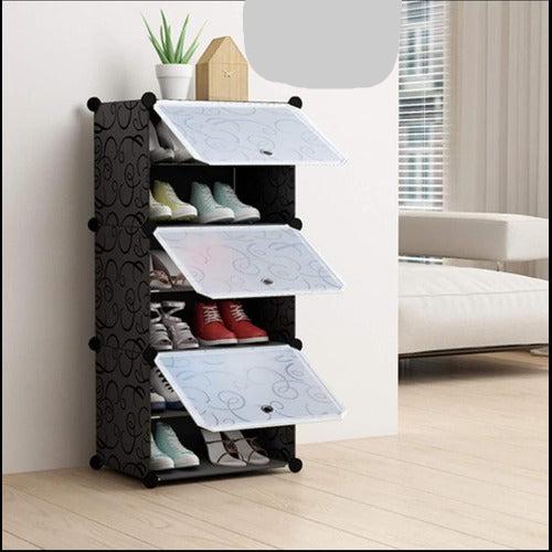 DIY plastic storage cabinet