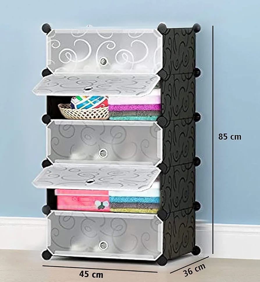 DIY plastic storage cabinet
