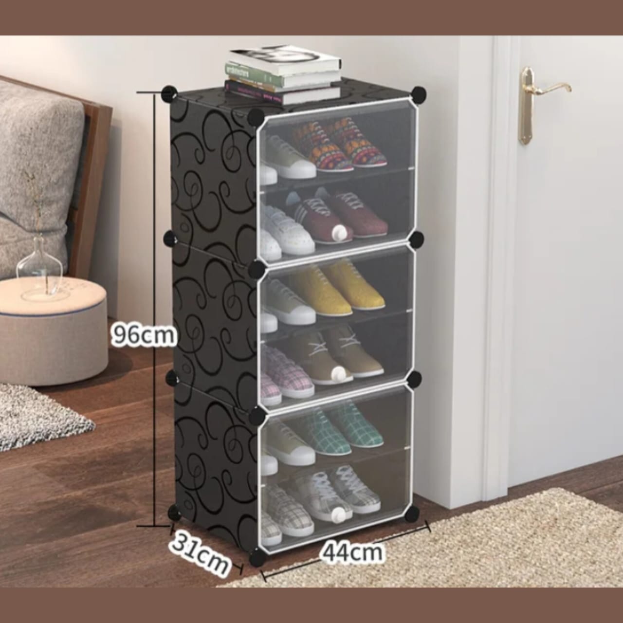 DIY plastic storage cabinet