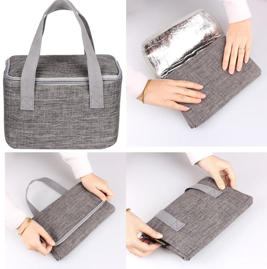 Spacious Insulated Lunch Bag with Handles – Your Go-To Work & Travel Companion