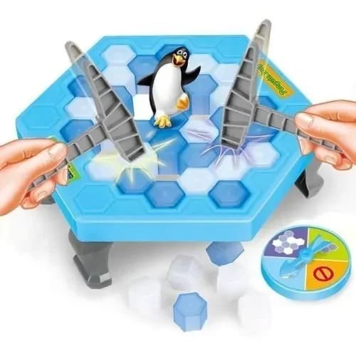 Penguin breaking ice table game