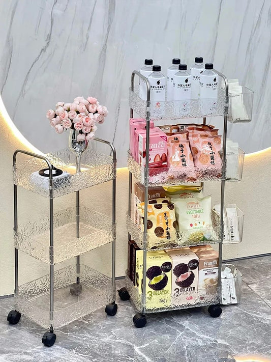 Clear Acrylic Smart Trolley
