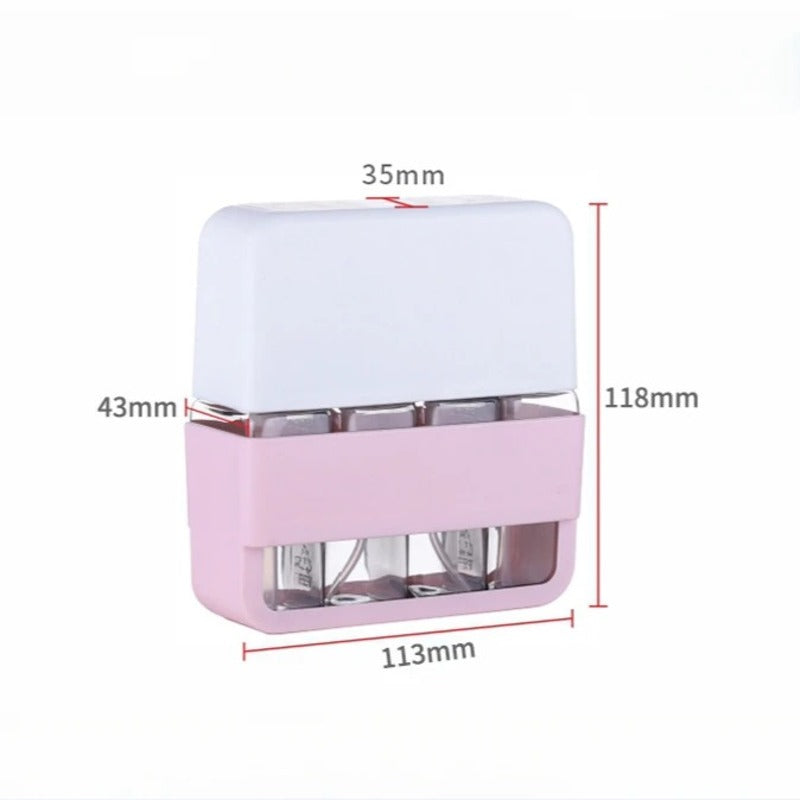 Leakproof 4-in-1 Refillable Travel Bottle