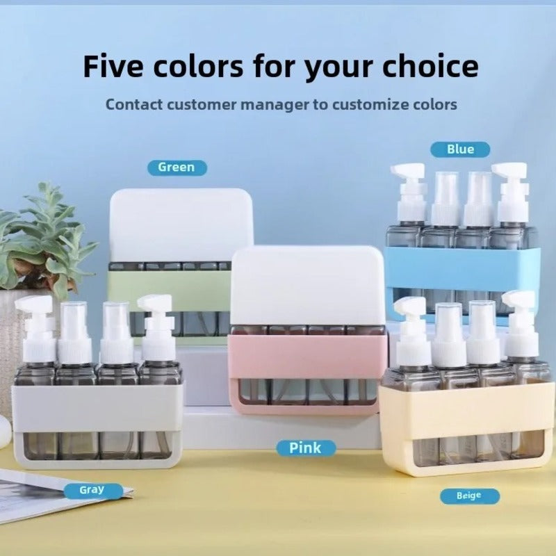 Leakproof 4-in-1 Refillable Travel Bottle