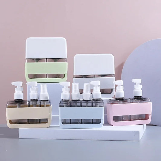 Leakproof 4-in-1 Refillable Travel Bottle