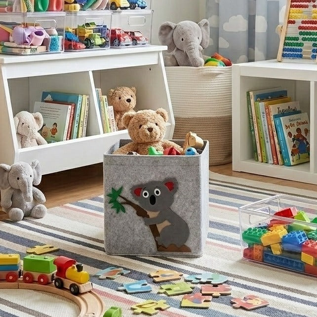 JungleJoy Foldable Storage Box – Fun Animal Organizer for Kids