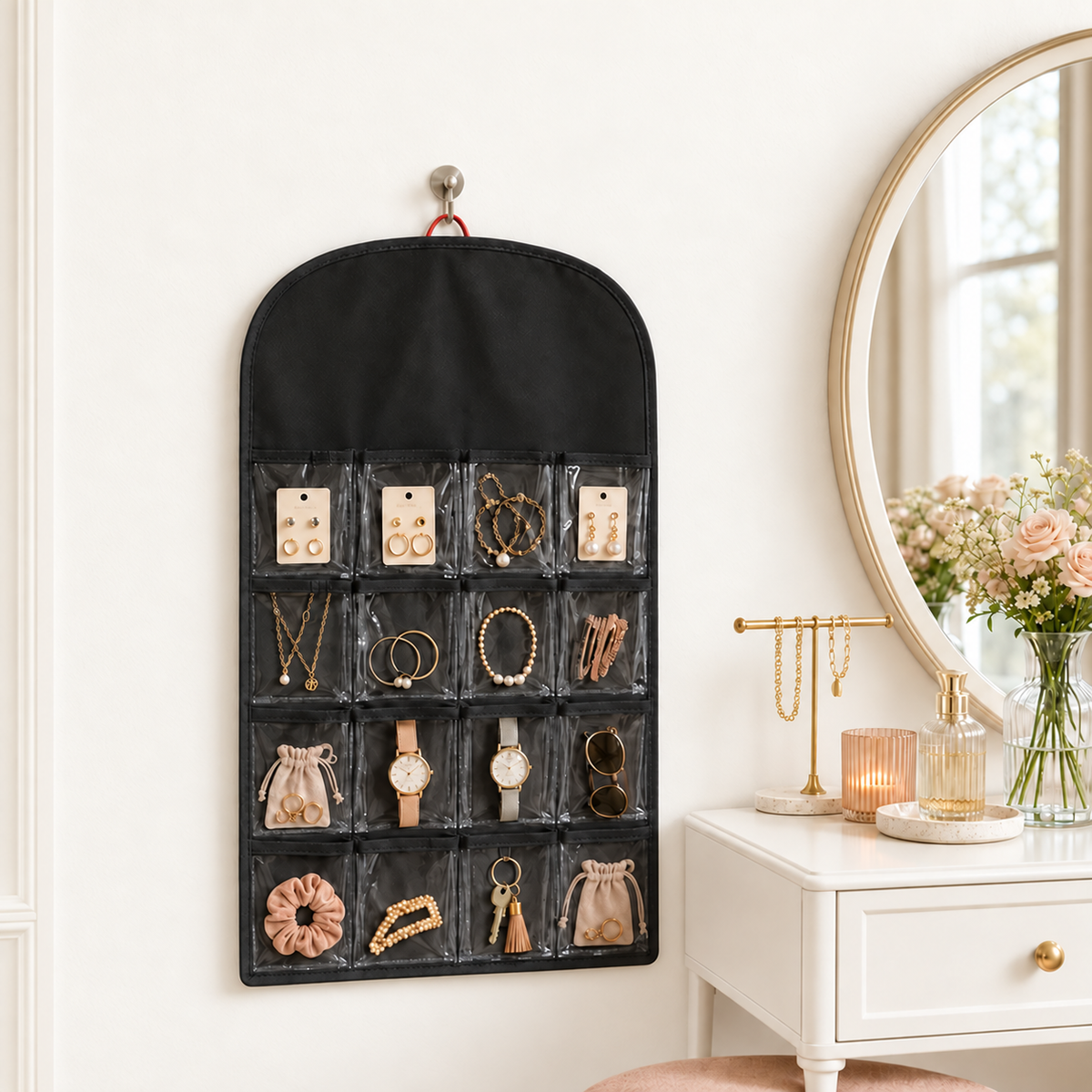16-Pocket Clear-View Hanging Organizer by Matrix