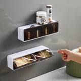 Wall Mounted Spice Storage Rack