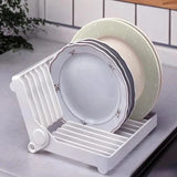 Innovative Foldable Dish Plates Drying Rack