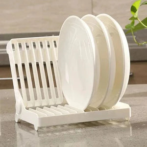 Innovative Foldable Dish Plates Drying Rack