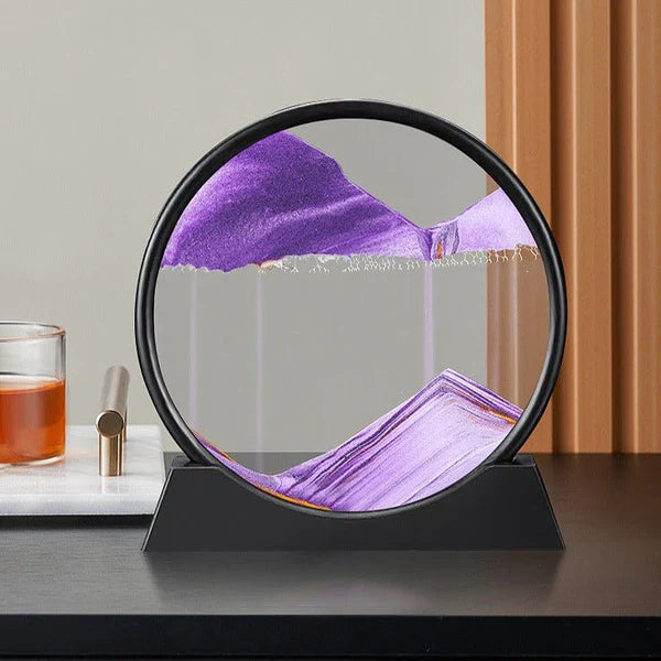 Sandscape Moving Round Glass