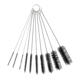 10 Pcs Slim Brush Set