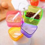 colourful spice rack