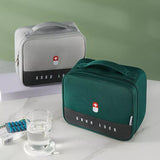 Travel medicine storage bag