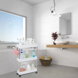 4 layers Smart Trolley- White