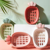 Carrot soap dish