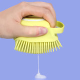 Silicone bath brush