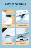 Toilet Brush & Holder with Bristle Kit