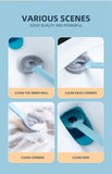 Toilet Brush & Holder with Bristle Kit