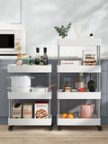 4 layers Smart Trolley- White