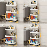 4 layers Smart Trolley- White