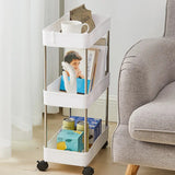 4 layers Smart Trolley- White