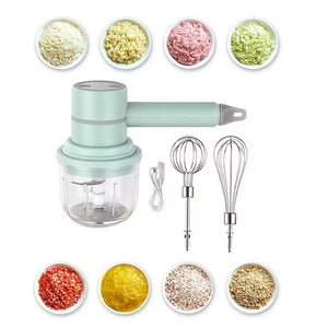 immersion chopper with two whisk