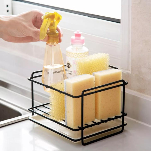 Metal sink rack