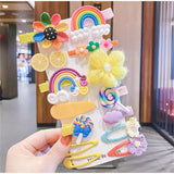 Colorful hairclips (Pack of 14)