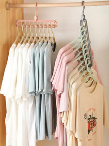 Space saving hangers holder