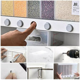Wall mounted 6  in 1 dispenser