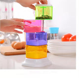 colourful spice rack