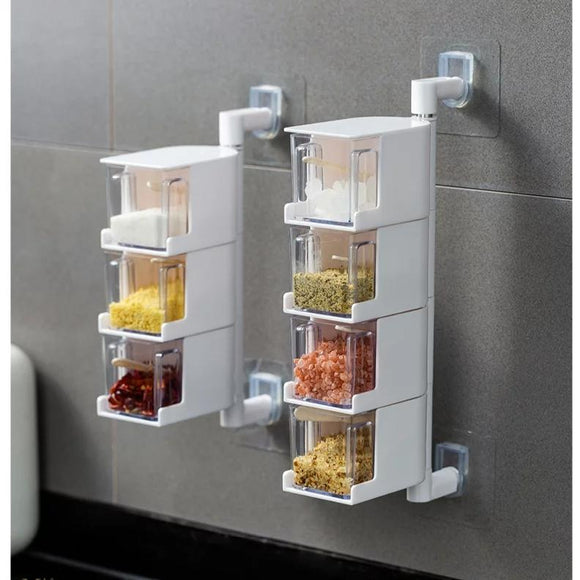 New seasoning spice set wall mounted