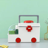 Ambulance Shape Portable Medicine Box
