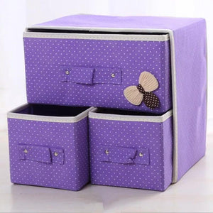 Foldable draw storgae