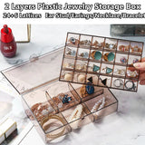 Acrylic jewellery box double layer