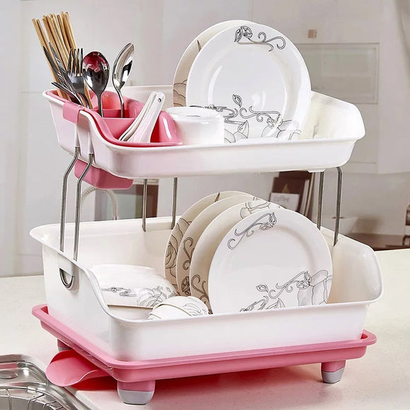 2 layers dish stand