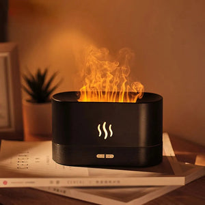 Flame Humidifier And Fragrance Diffuser -7 Flame Colors