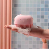 Silicone bath brush