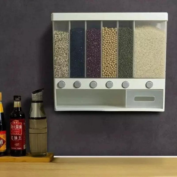 Wall mounted 6  in 1 dispenser