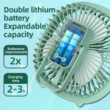 Mini Portable Fan With Led Light