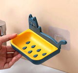 Cat soap dish