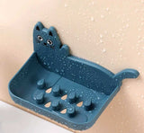 Cat soap dish