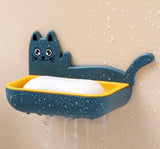Cat soap dish