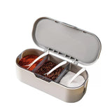 Seasoning Organizer Box Three Grid