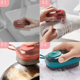 Multifunctional Hydraulic Cleaning Brush (3 Pcs Set)