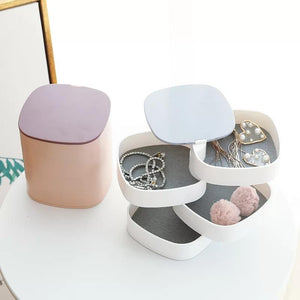 4 portion jewellery with mirror