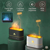 Flame Humidifier And Fragrance Diffuser -7 Flame Colors