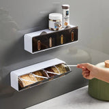 Wall Mounted Spice Storage Rack