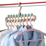Space saving hangers holder